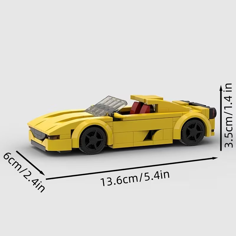 Carbric Giallo V8 - Żółty Sportowy Kabriolet